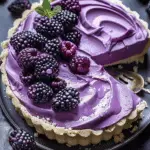 Chilled Violet Dream Tart