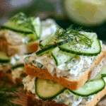 Creamy Cucumber Tea Sandwiches