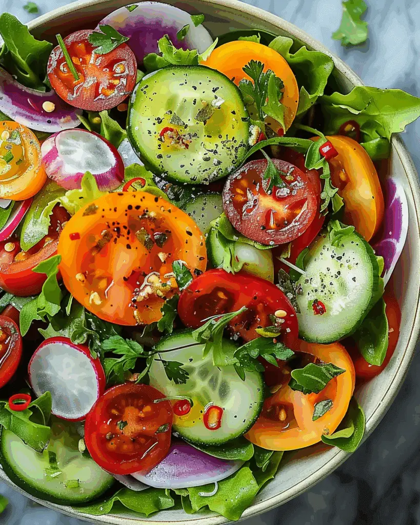 Garden Salad: A Fresh Summer Recipe