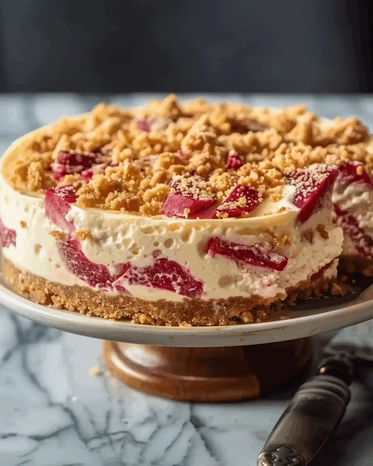 Rhubarb Cheesecake