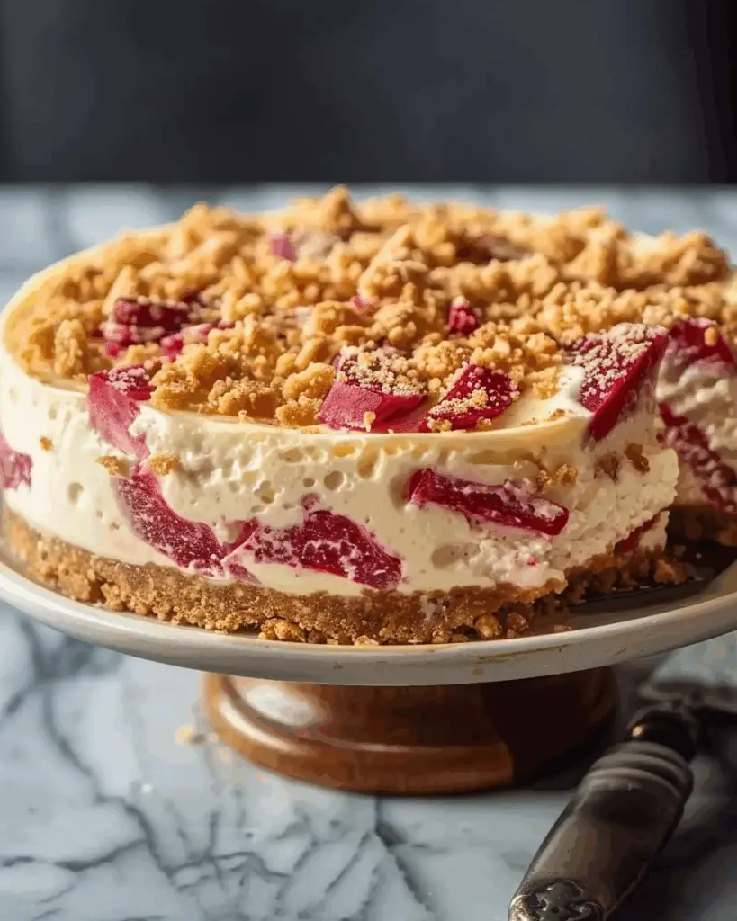 Rhubarb Cheesecake