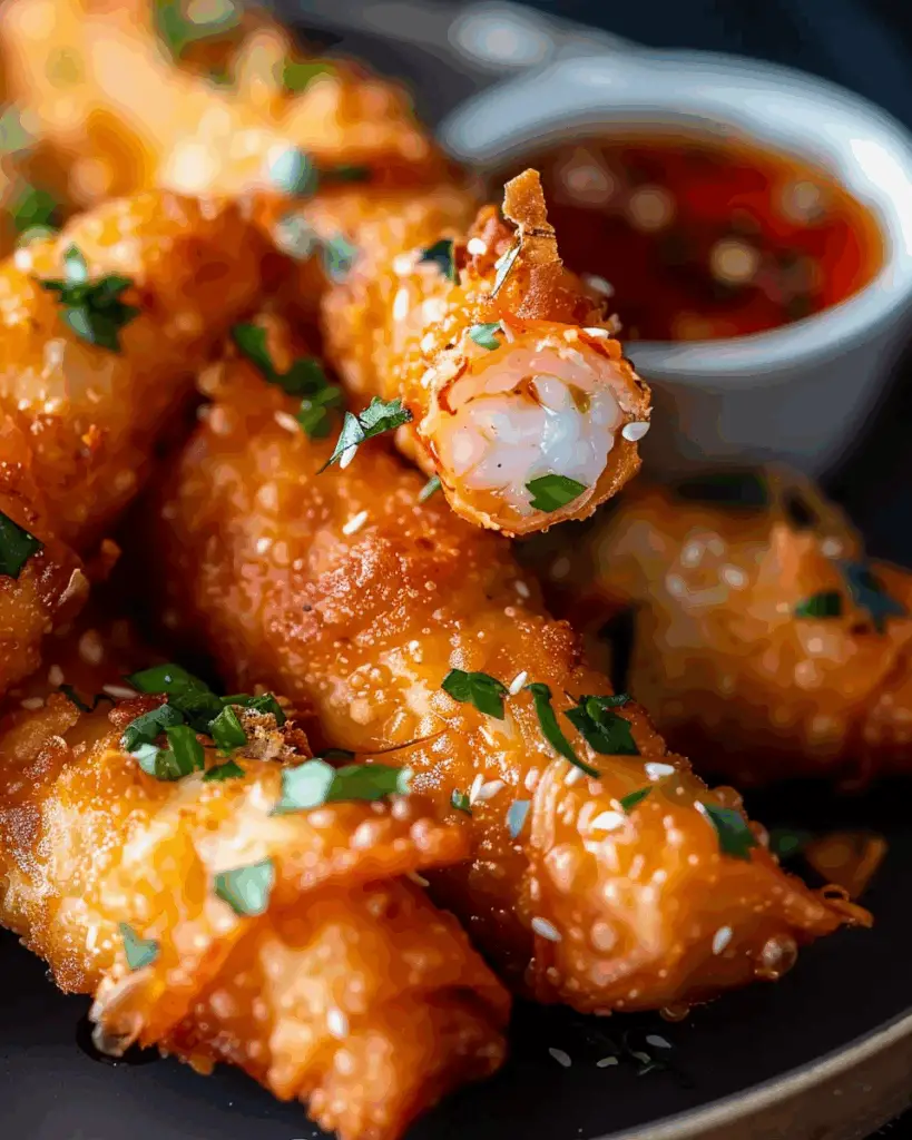 Shrimp & Crab Rangoon Egg Rolls