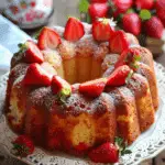 Strawberry Pineapple Pound Cake