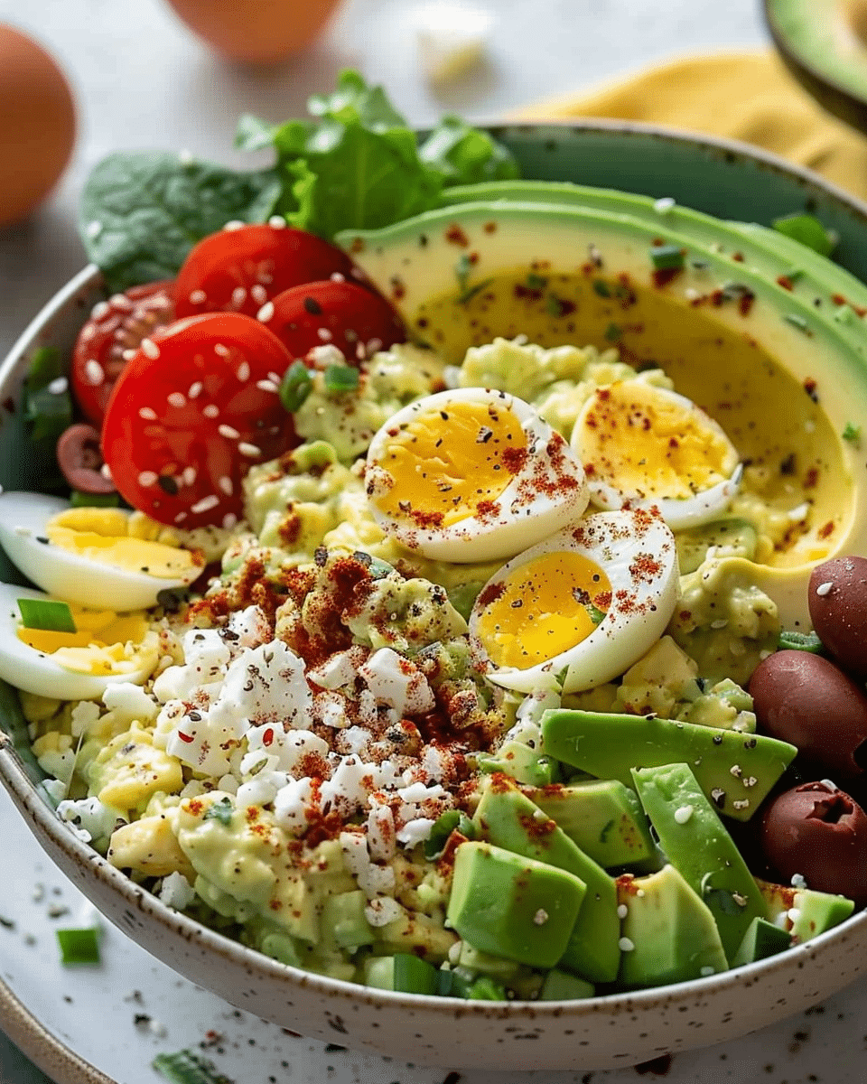 Avocado Egg Salad Bowl