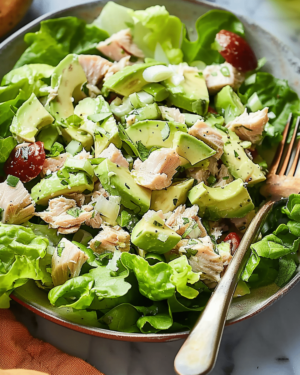Easy Avocado Tuna Salad