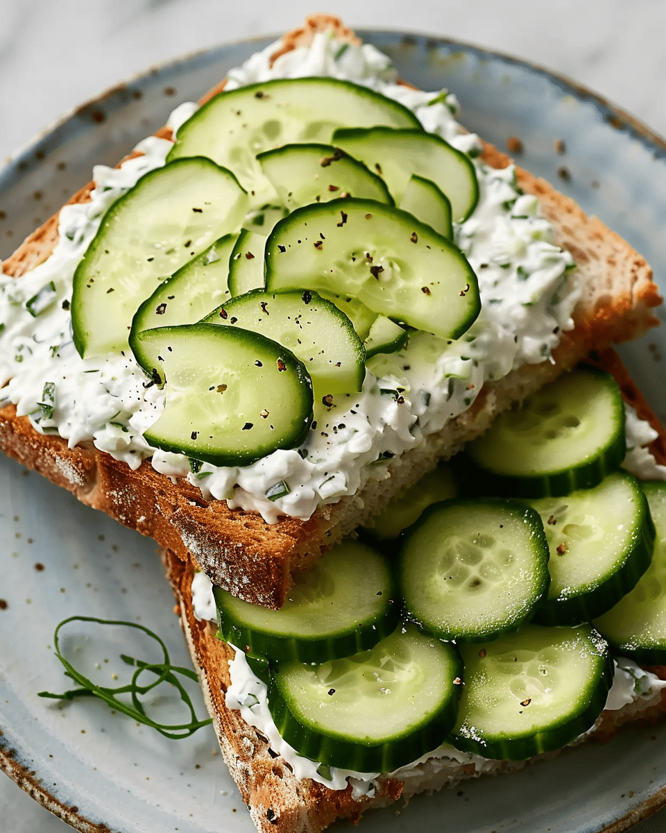 Healthy Cucumber Sandwich