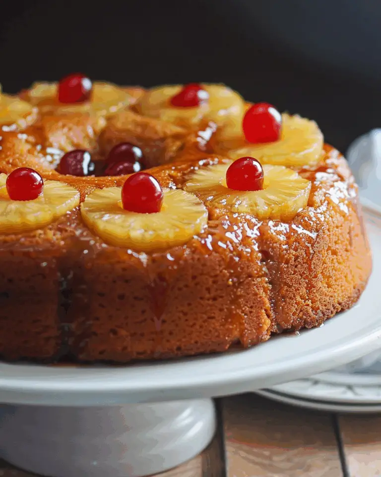 Pineapple Upside-Down Pound Cake