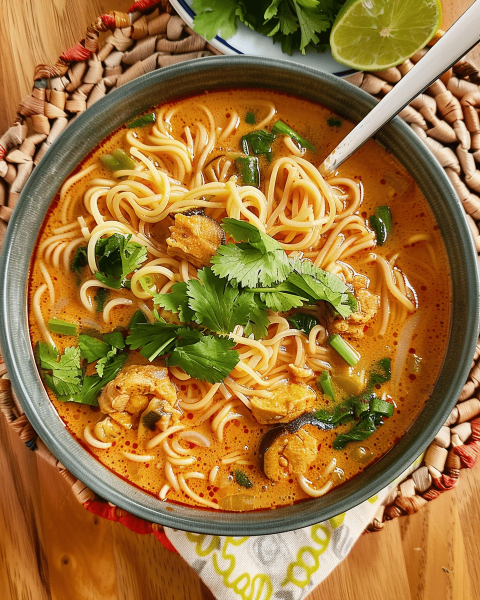 Thai Red Curry Noodle Soup