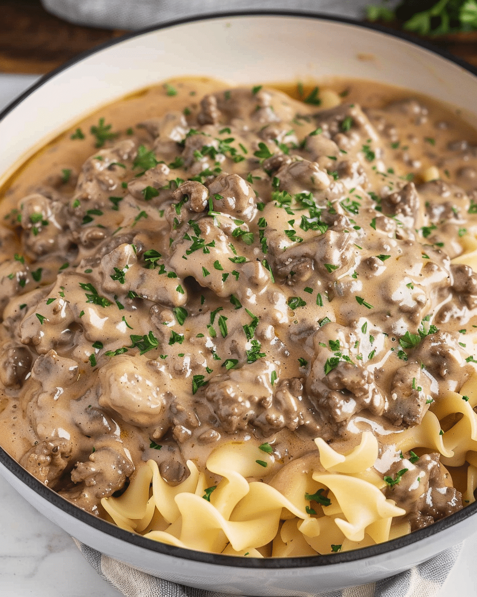 The Best Hamburger Stroganoff Recipe