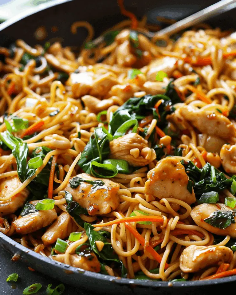 Best Garlic Chicken Lo Mein Stir Fry