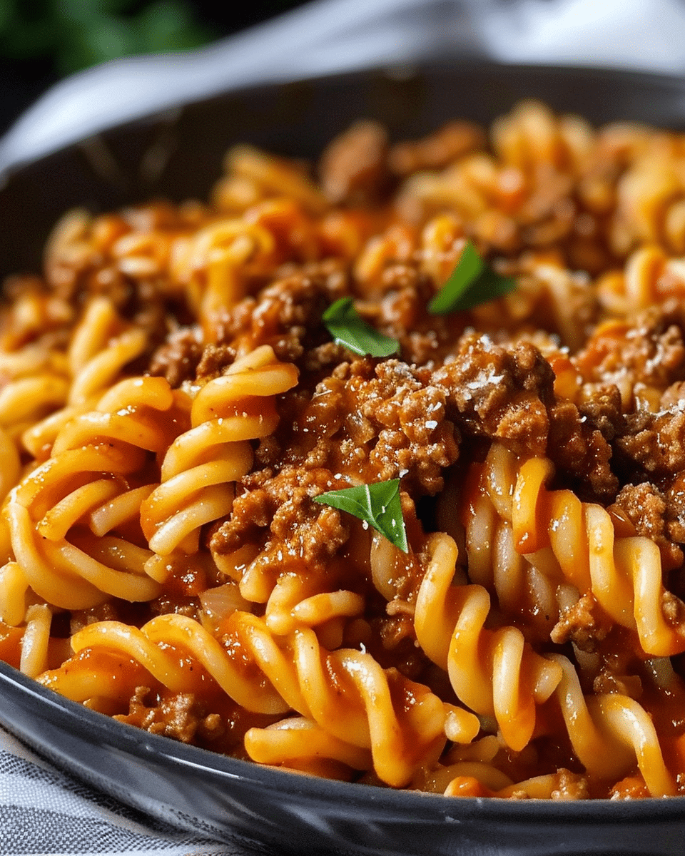 Easy Sloppy Joe Pasta Recipe That Brings Bold Comfort to Dinner