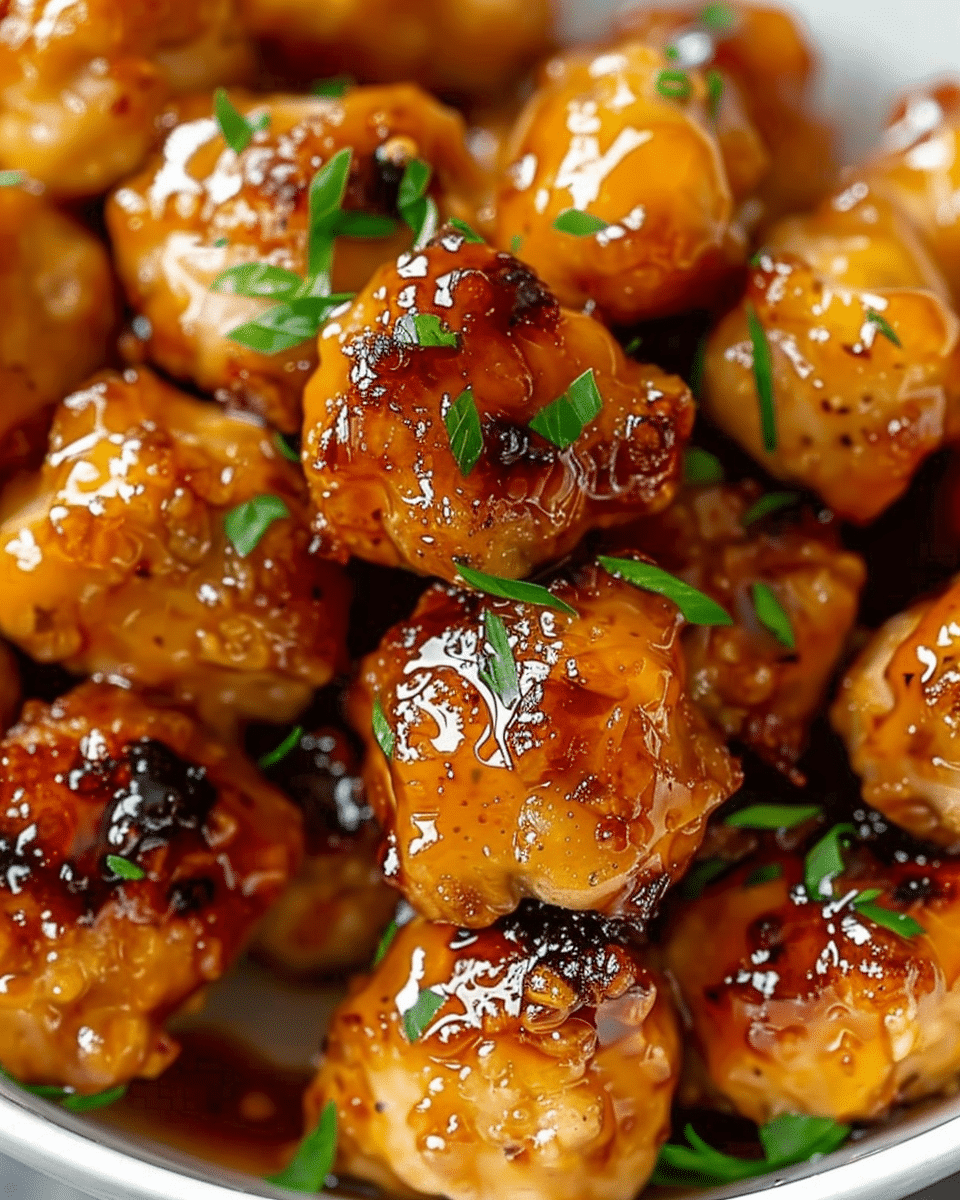 Easy Honey Garlic Chicken Bites Recipe