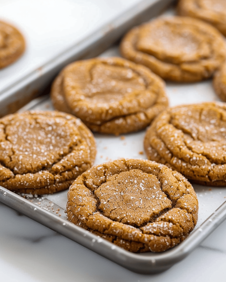 Soft & Chewy Ginger Molasses Cookies