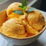 Homemade Mango Ice Cream (No Condensed Milk)