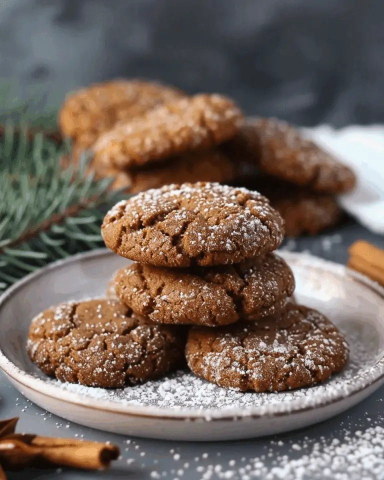 Soft & Chewy Ginger Molasses Cookies