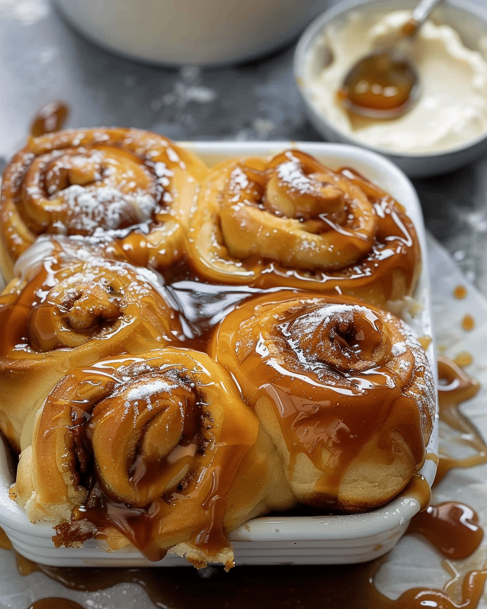 Butterscotch Pudding Caramel Rolls