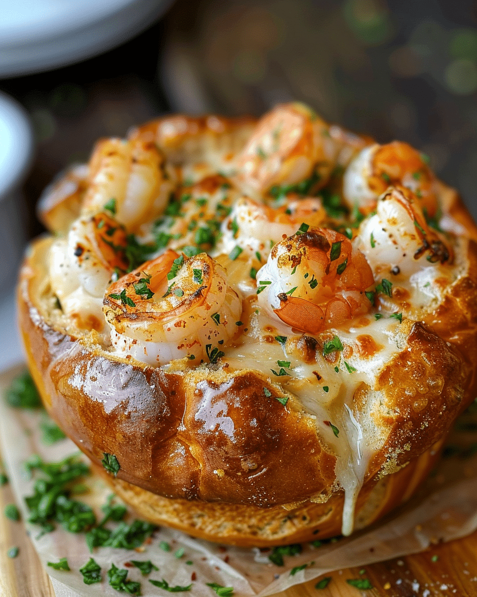 Stuffed Seafood Bread Bowl