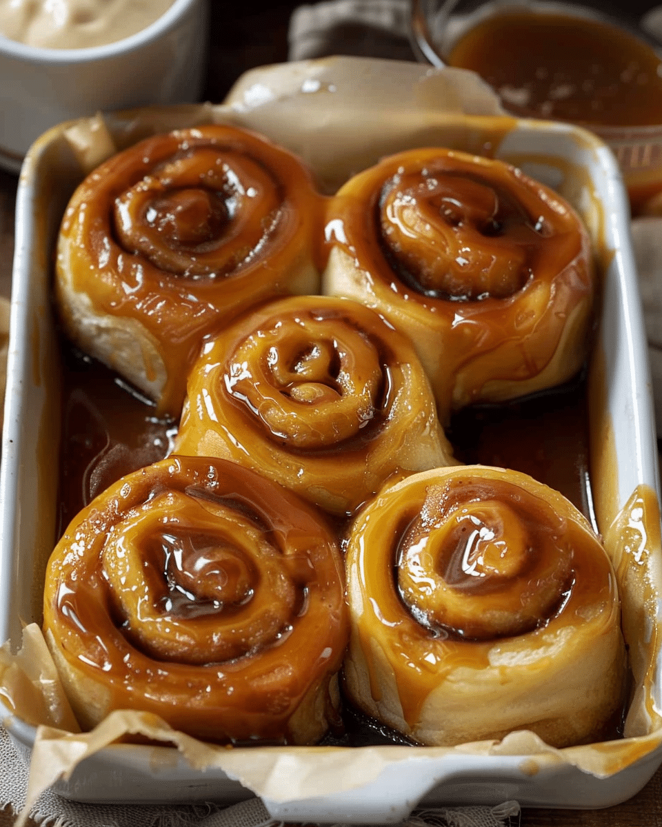 Butterscotch Pudding Caramel Rolls
