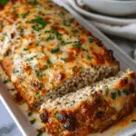Melt-in-Your-Mouth Garlic Parmesan Chicken Meatloaf