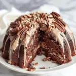 German Chocolate Pecan Pound Cake