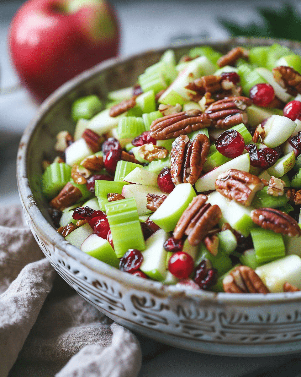 Apple Salad with Honeycrisp apples