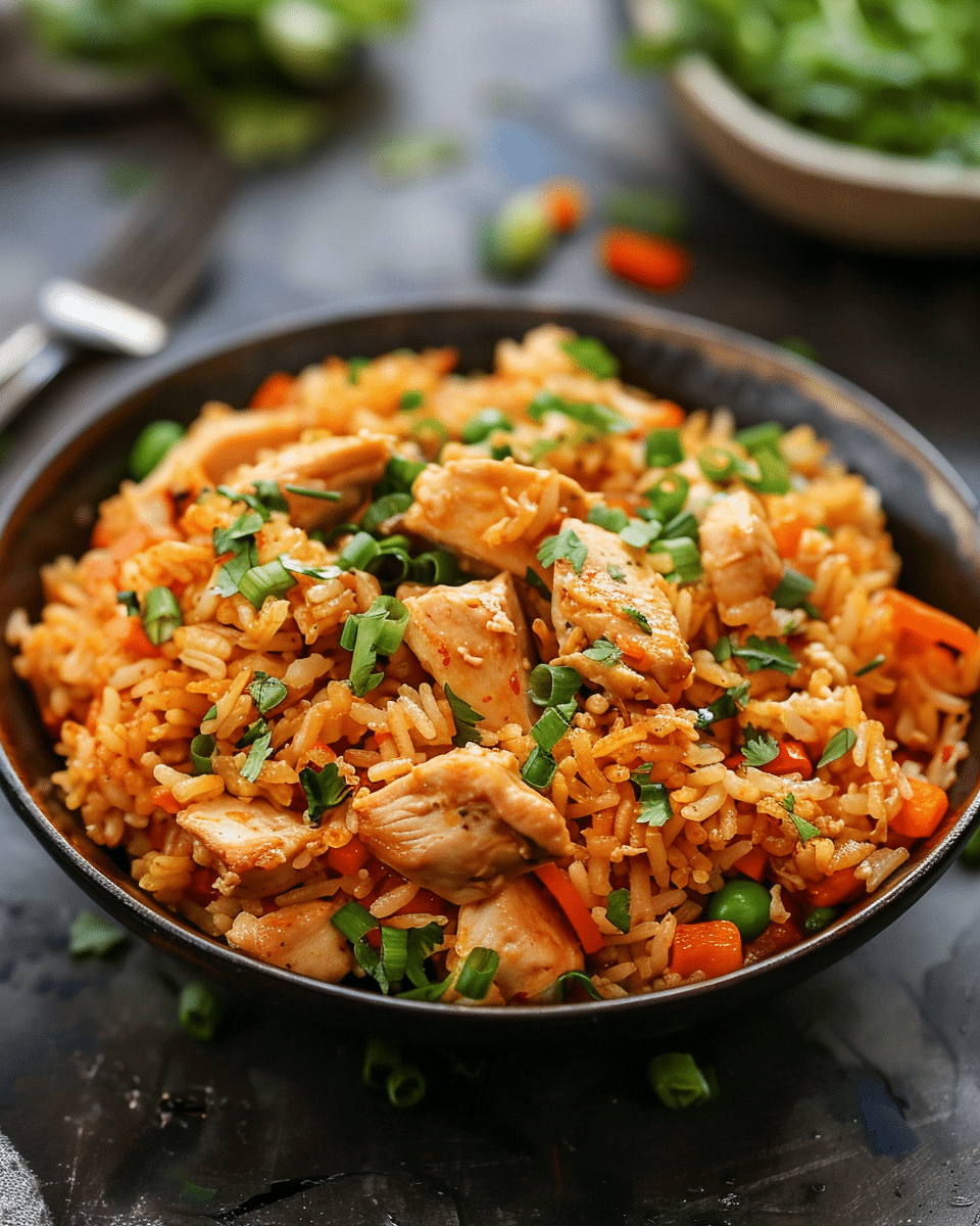 Bang Bang Chicken Fried Rice