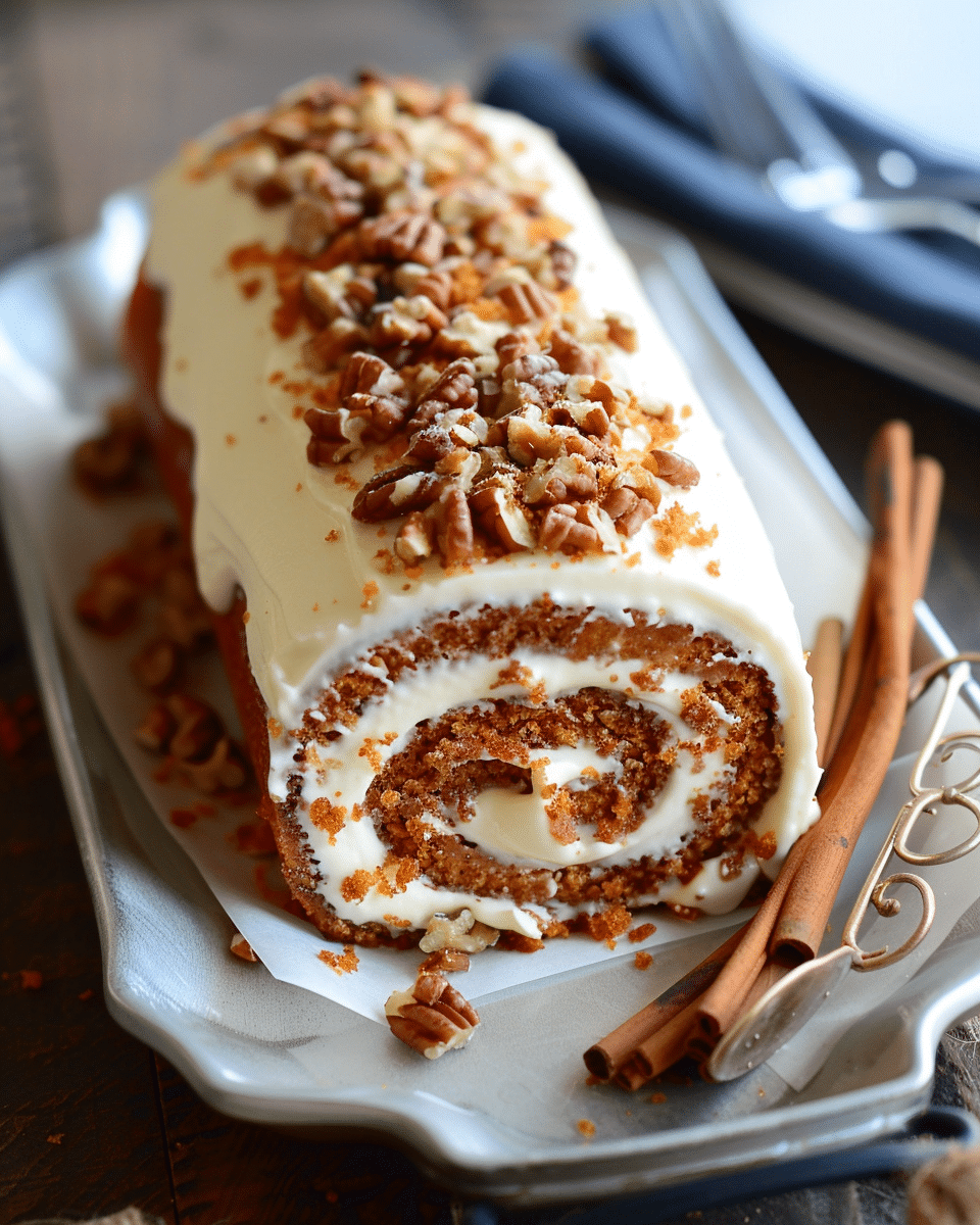 Carrot Cake Roll