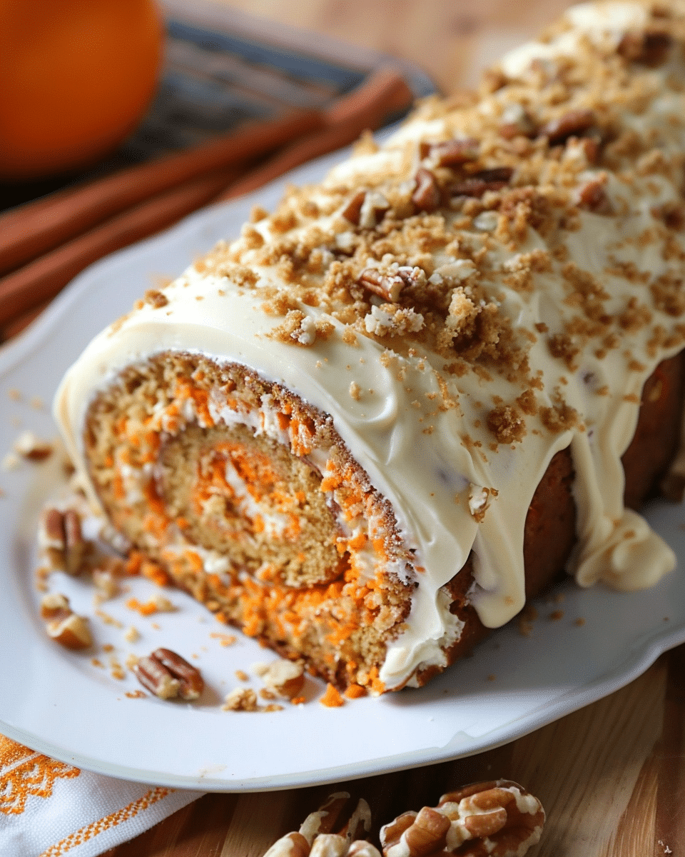 Carrot Cake Roll