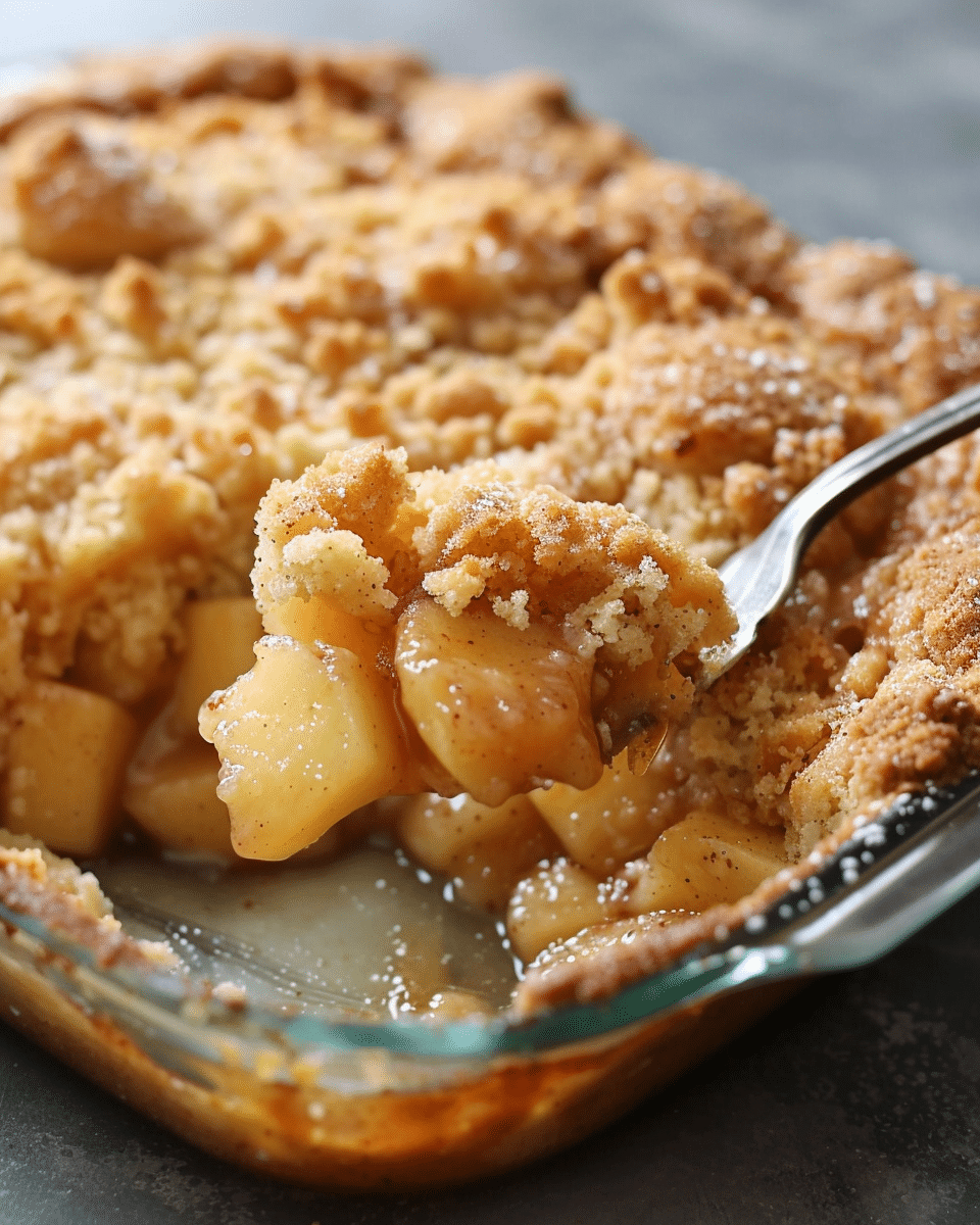 3-Ingredient Apple Pie Dump Cake