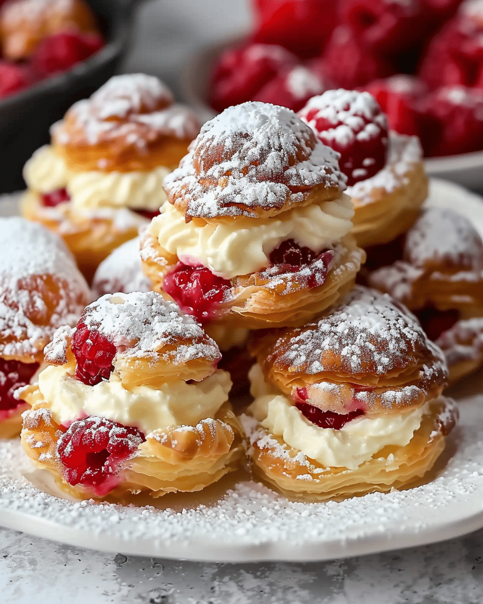 Raspberry Cream Cheese Bites Recipe