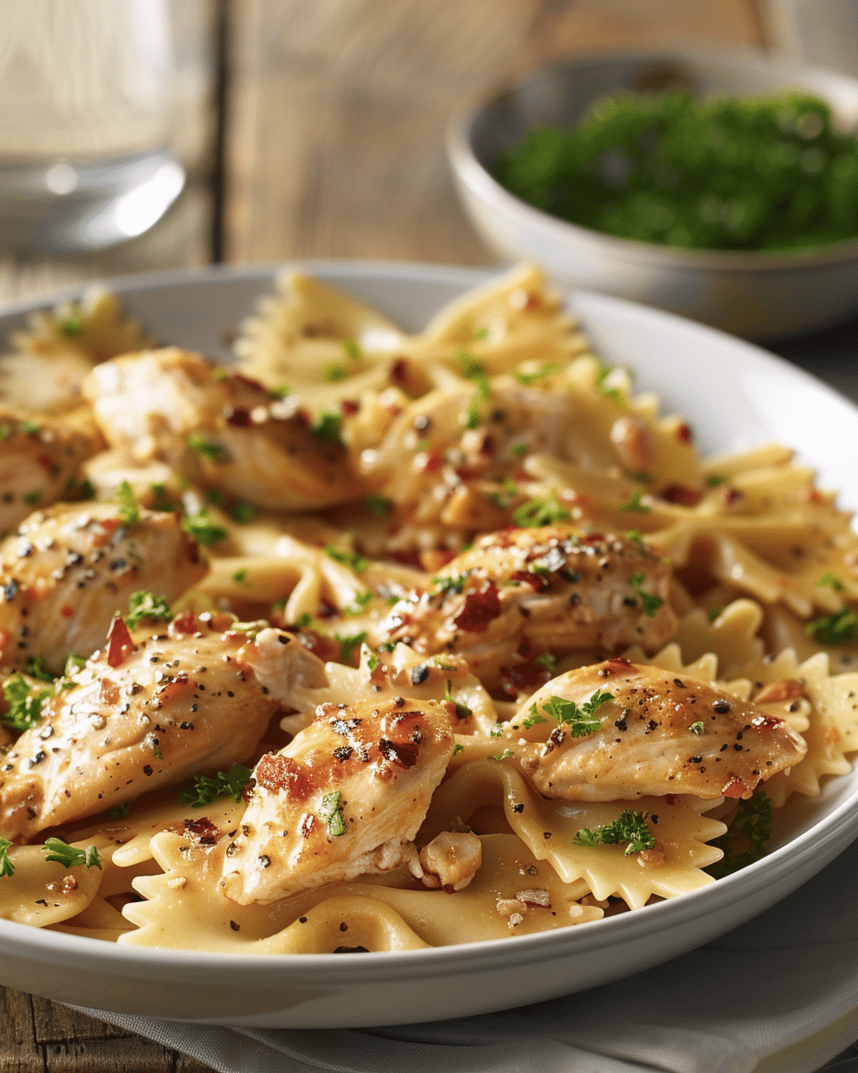 Marry Me Chicken Bowtie Pasta
