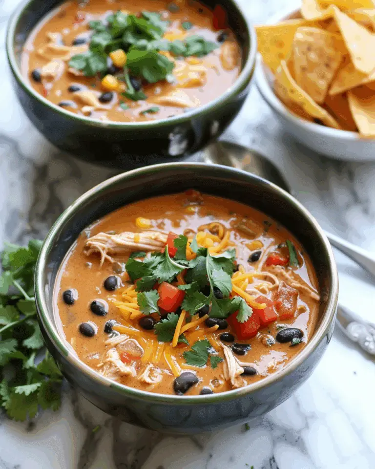 Creamy Chicken Enchilada Soup