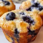 Best Small Batch Blueberry Cottage Cheese Muffins