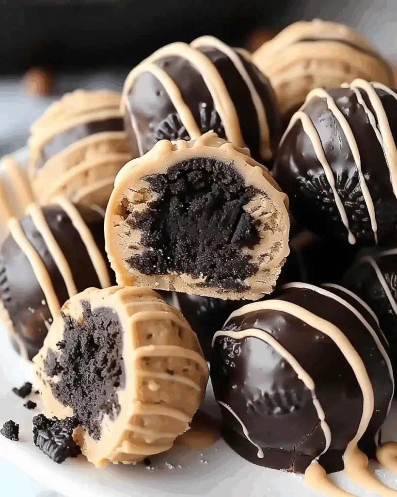 3-Ingredient Peanut Butter Oreo Cookie Balls