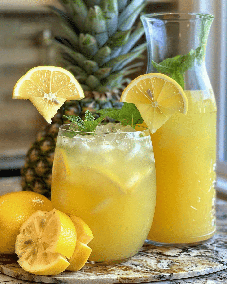 Pineapple Lemonade Punch