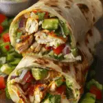 Best Chicken Avocado Ranch Burritos