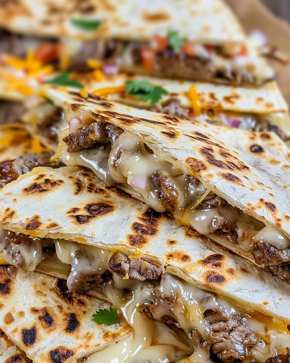 Philly Cheesesteak Quesadilla