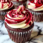 Red Velvet Marble Cupcakes