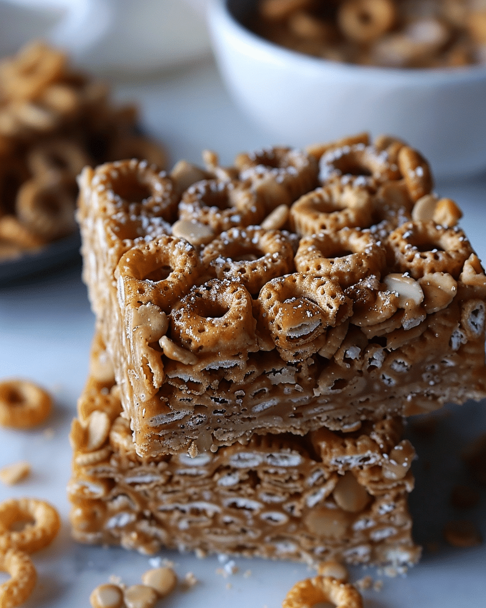 Peanut Butter Cheerio Bars