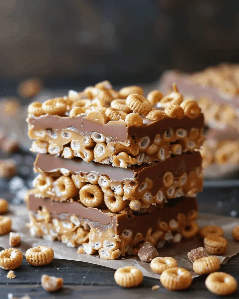 Peanut Butter Cheerio Bars