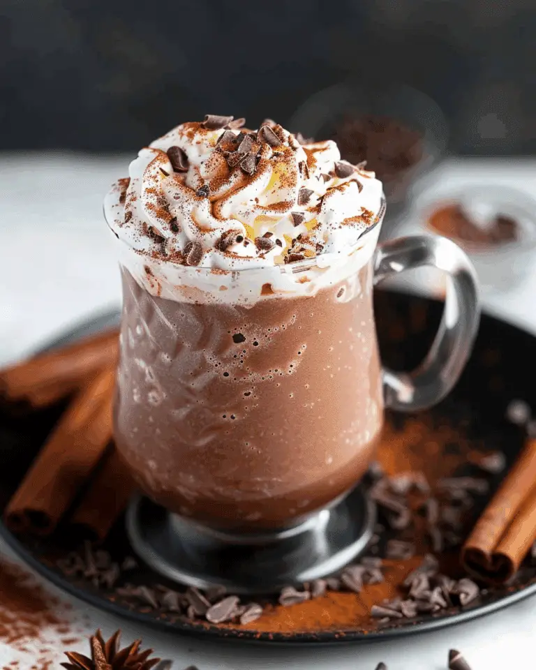 Vegan Frozen Hot Chocolate