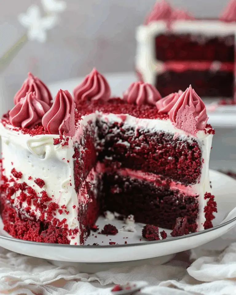 Red Velvet Poke Cake