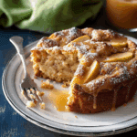 Old-Fashioned Apple Cake with Brown Sugar Sauce