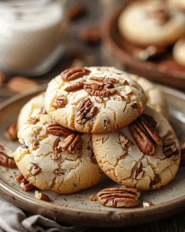 Keto Cream Cheese Pecan Cookies
