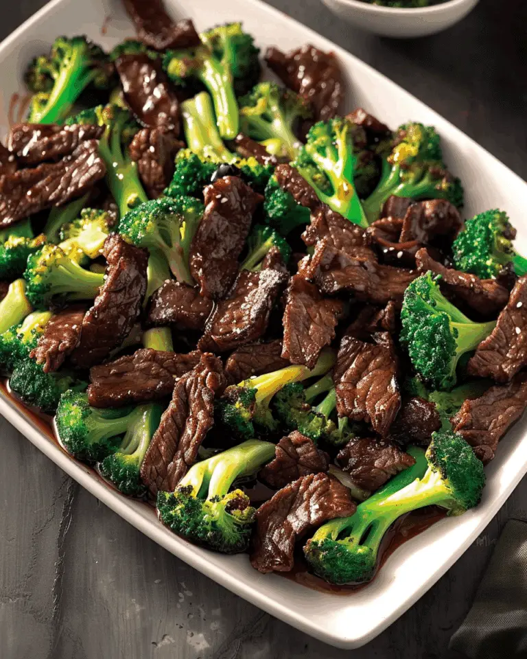 Chinese Beef and Broccoli (牛肉炒西兰花)