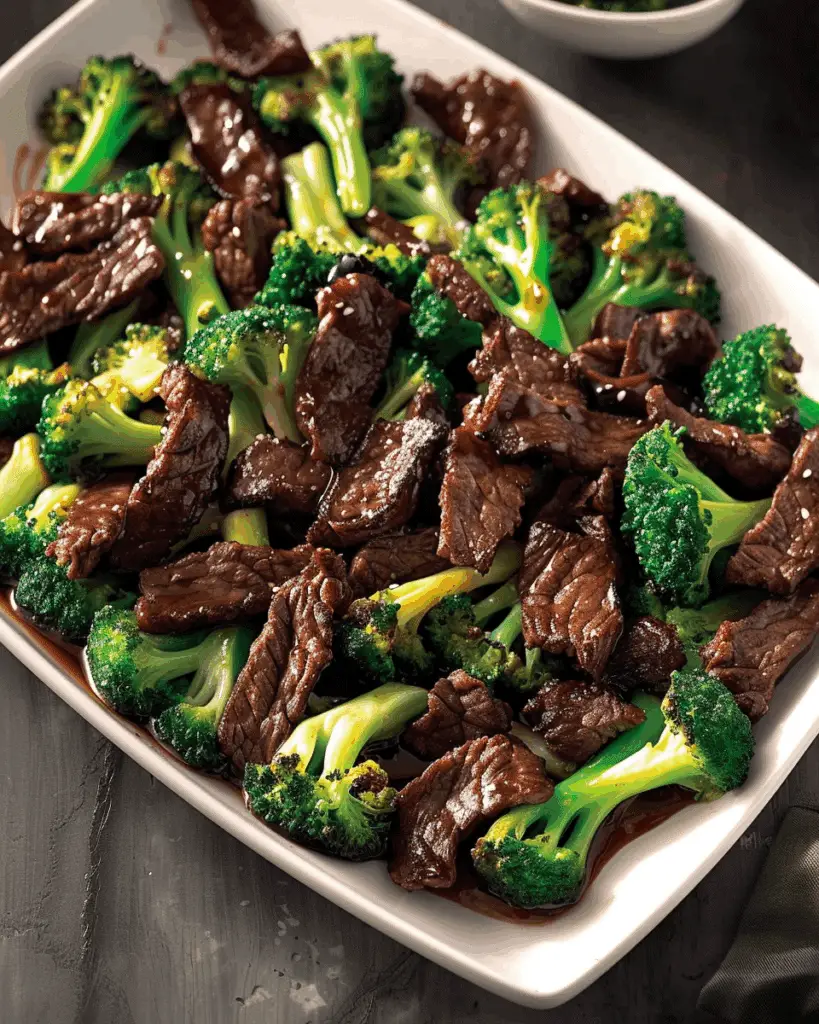 Chinese Beef and Broccoli (牛肉炒西兰花)