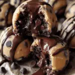 Chocolate Chip Cookie Dough Brownie Bombs Recipe