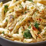 Creamy Garlic Chicken Penne