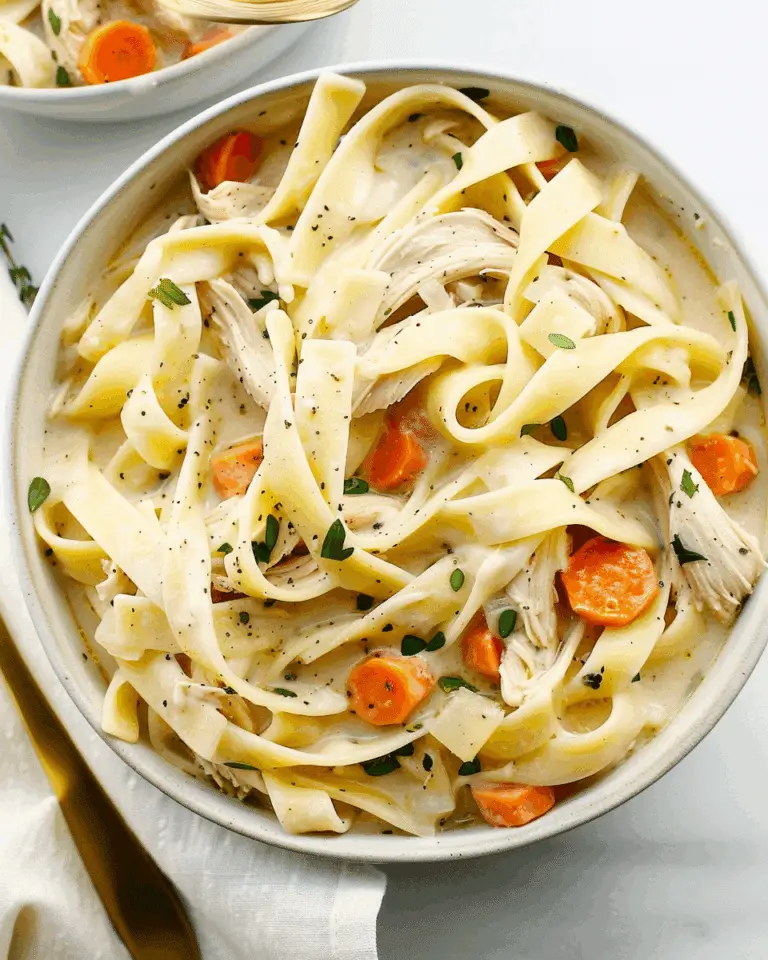 Creamy Chicken Noodle Soup