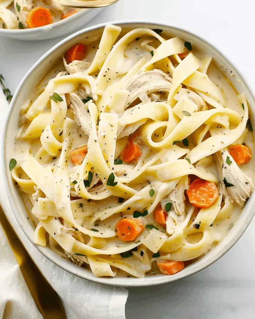Creamy Chicken Noodle Soup